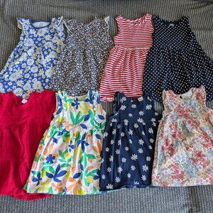 Toddler girl dresses - 2T - 8 pieces bundle